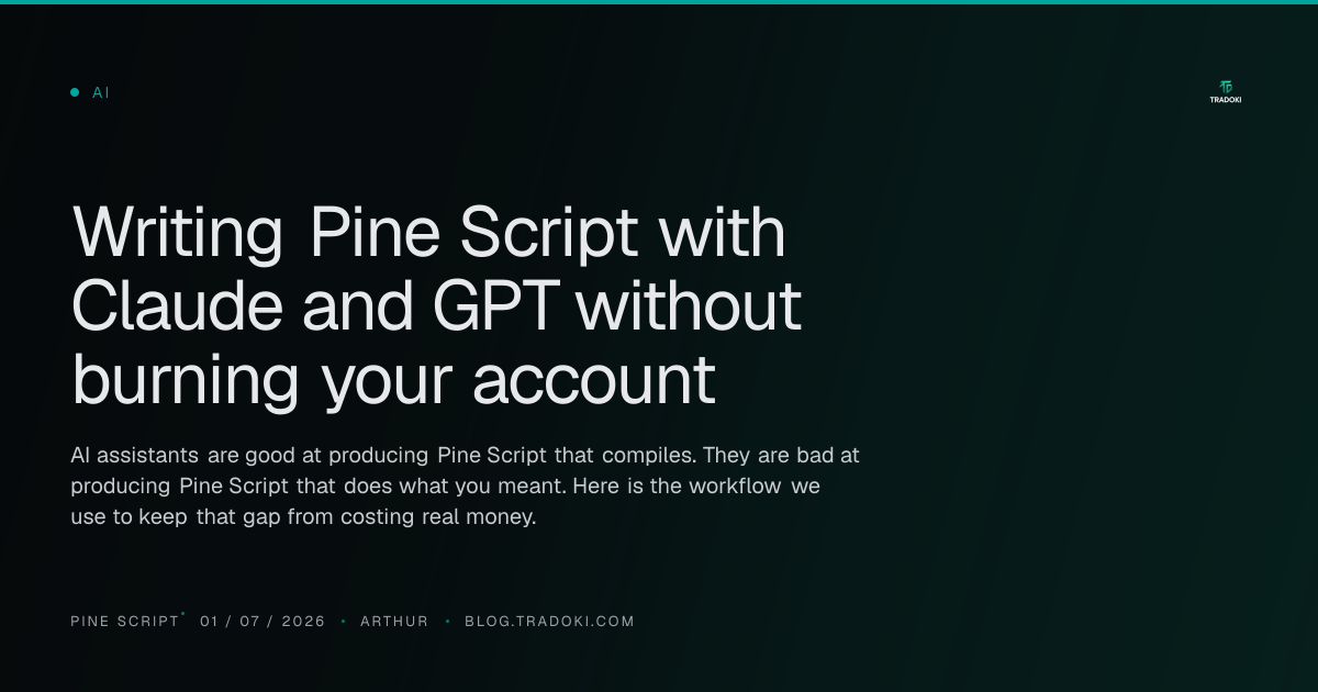 Writing Pine Script with Claude and GPT without burning your account ...